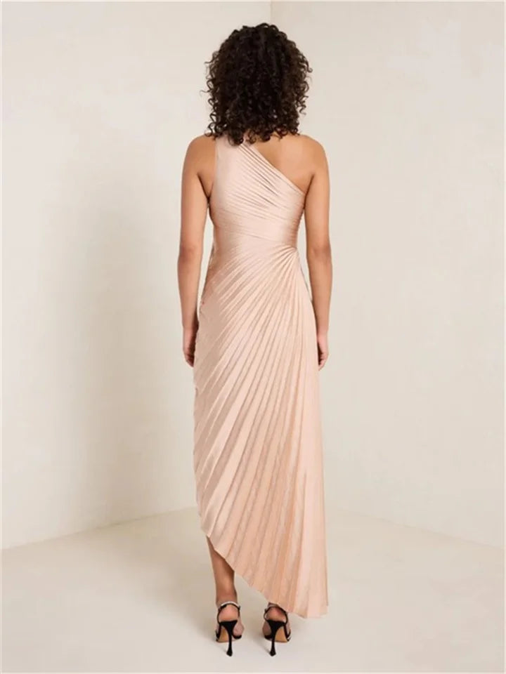 MNG inspired one shoulder dress