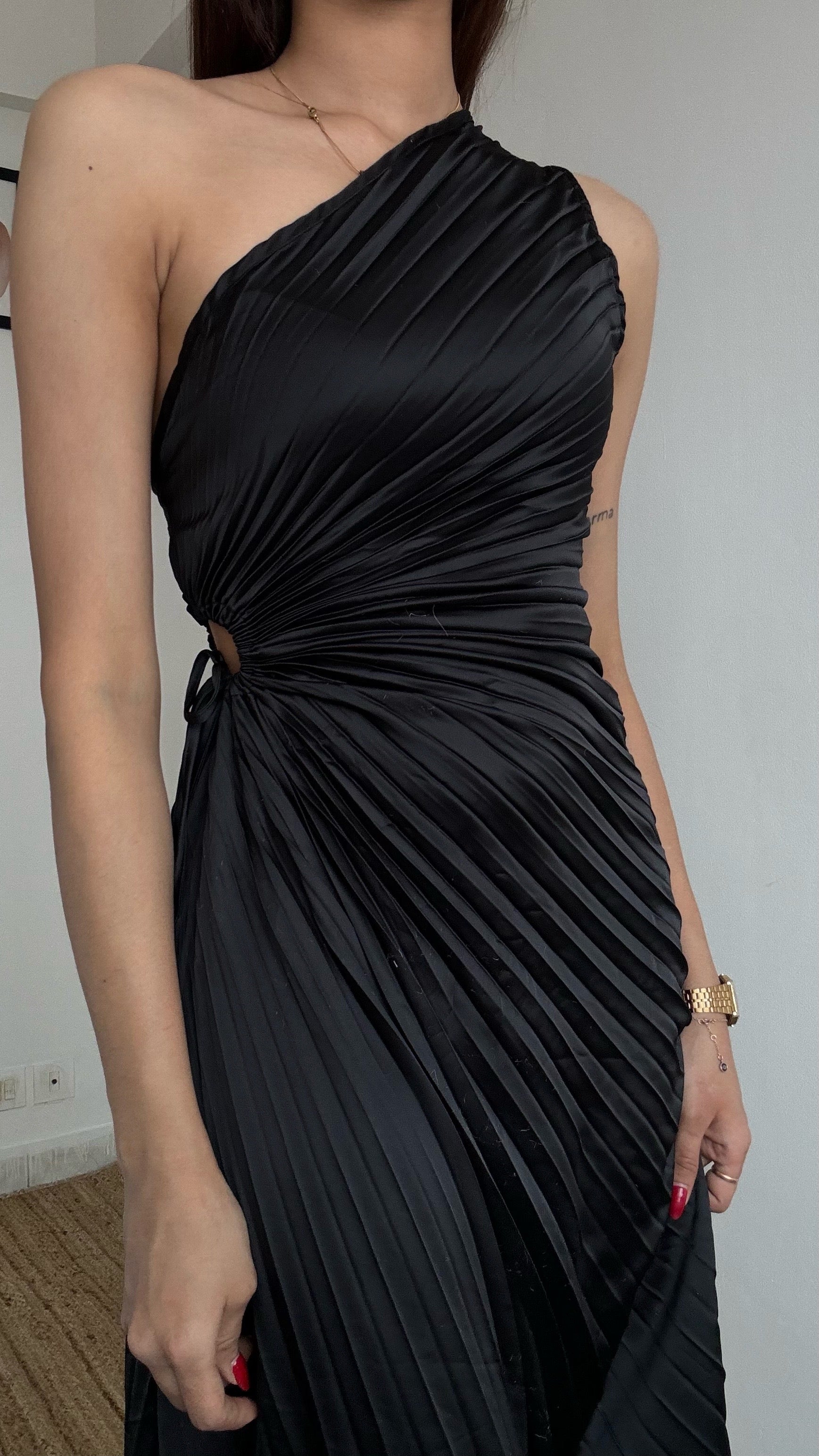 MNG inspired one shoulder dress