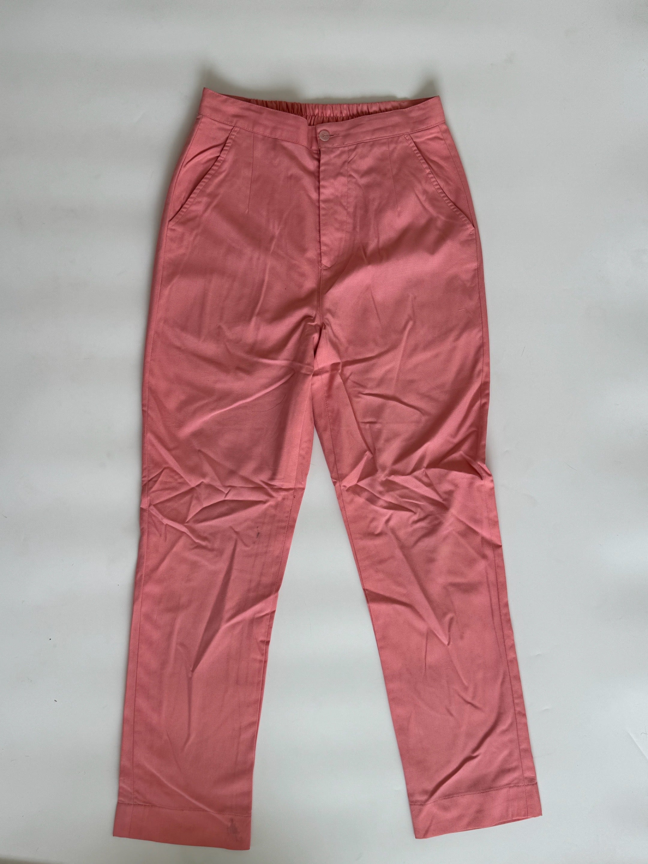 Coral Pink Trouser Pants - 26/28"