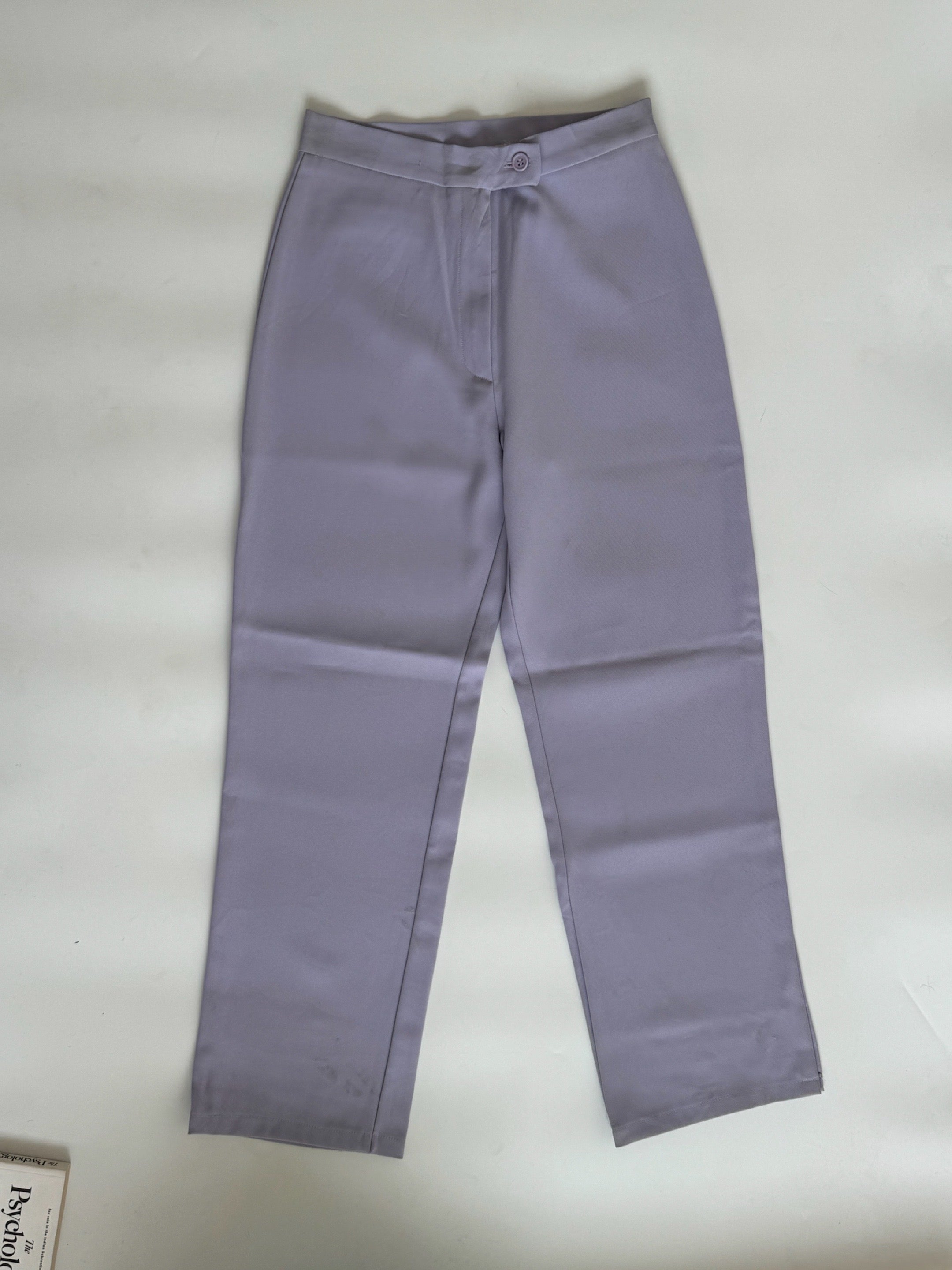 Solid Lavender Trouser Pants - 24"