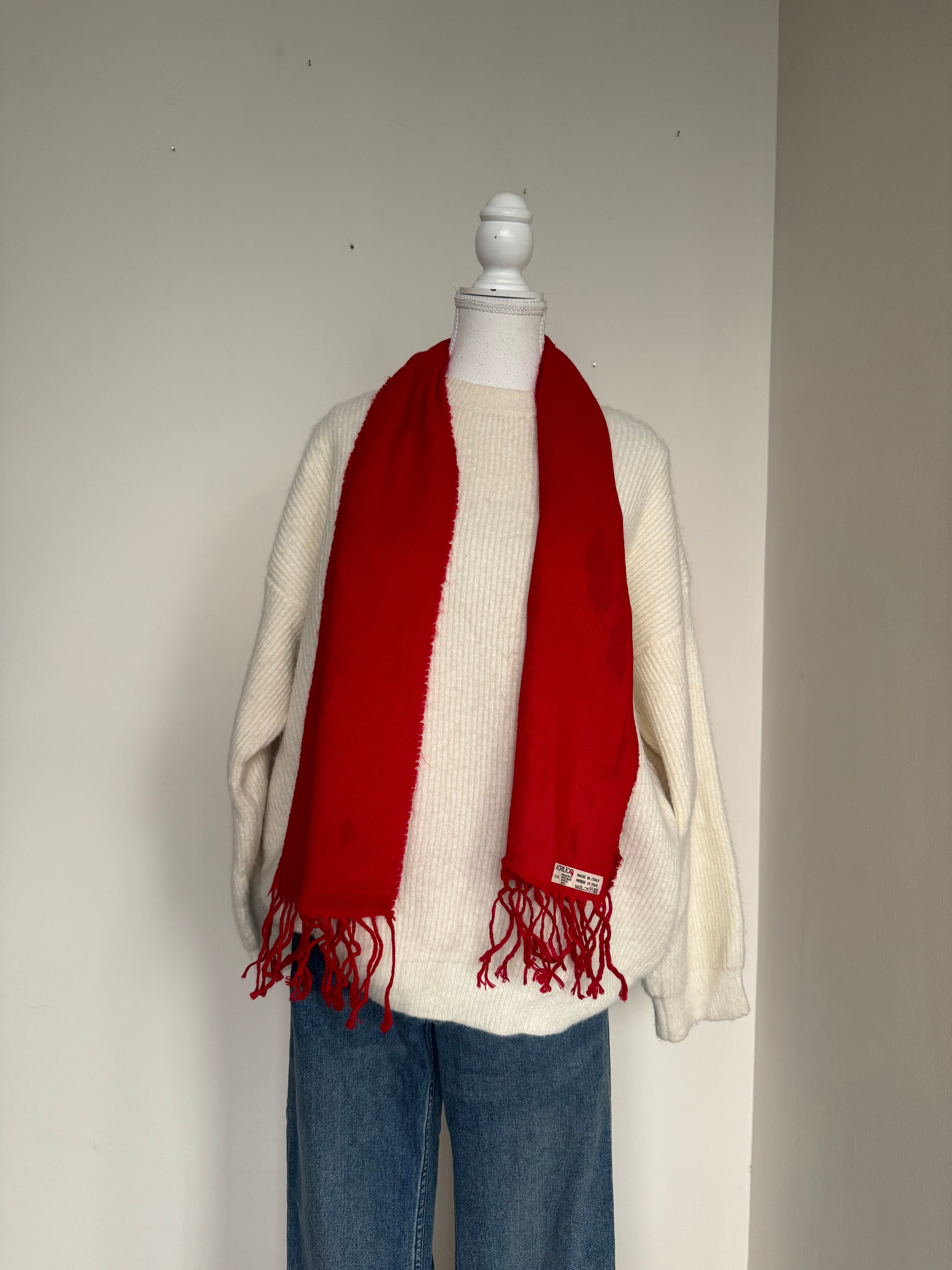 Red Cozy Scarf MII - 12