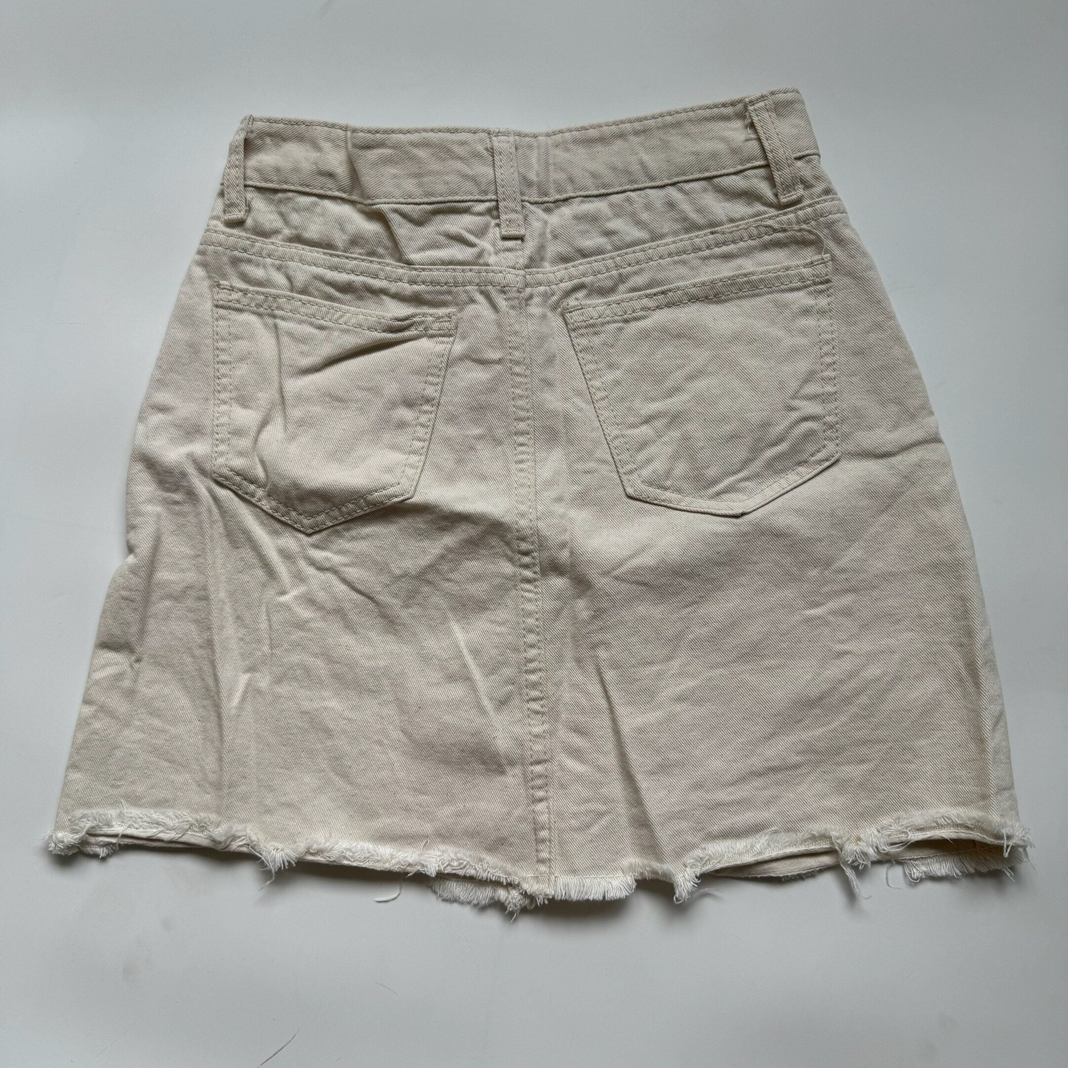 Off-White Denim Skirt - 24"