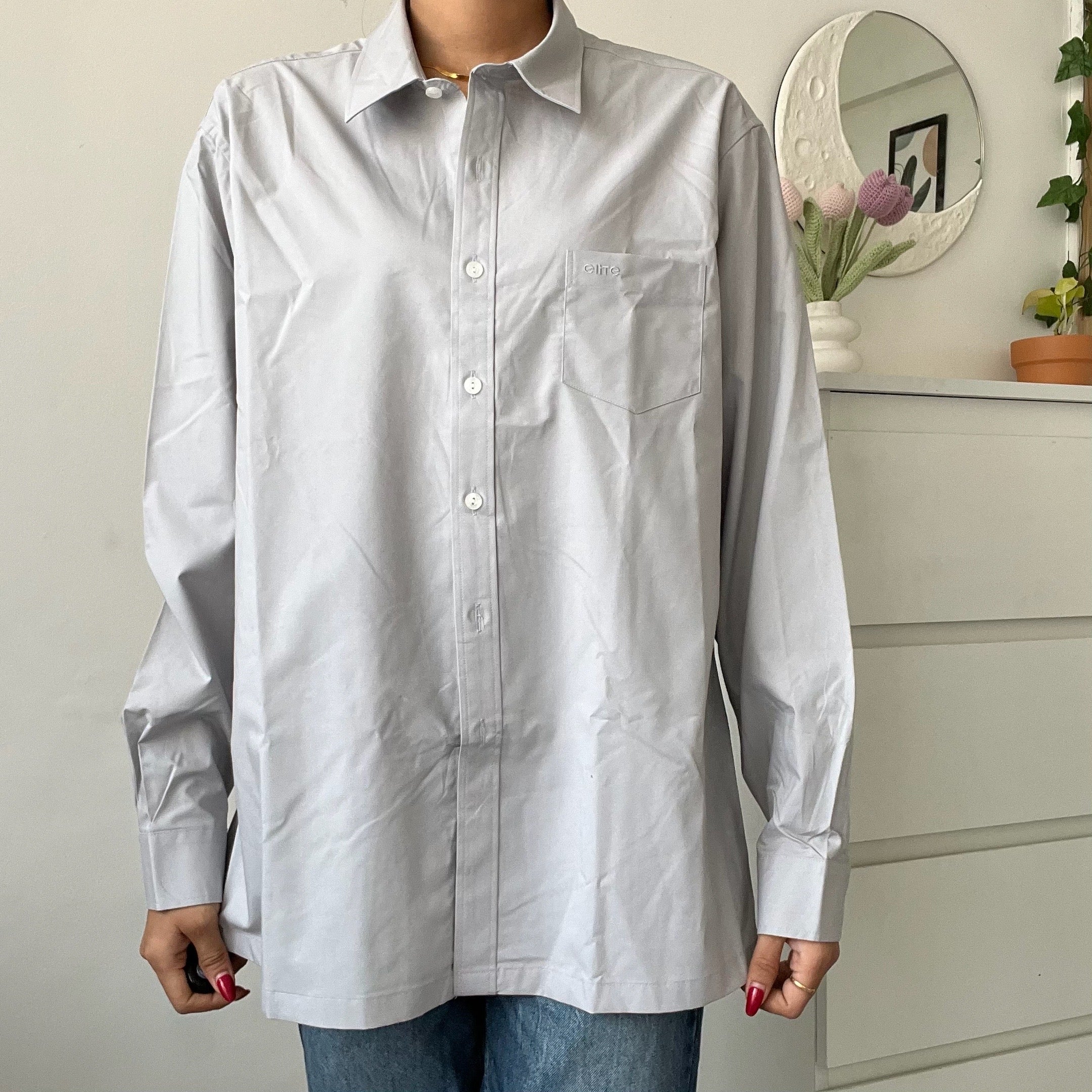 Solid Grey Unisex Shirt - Elite