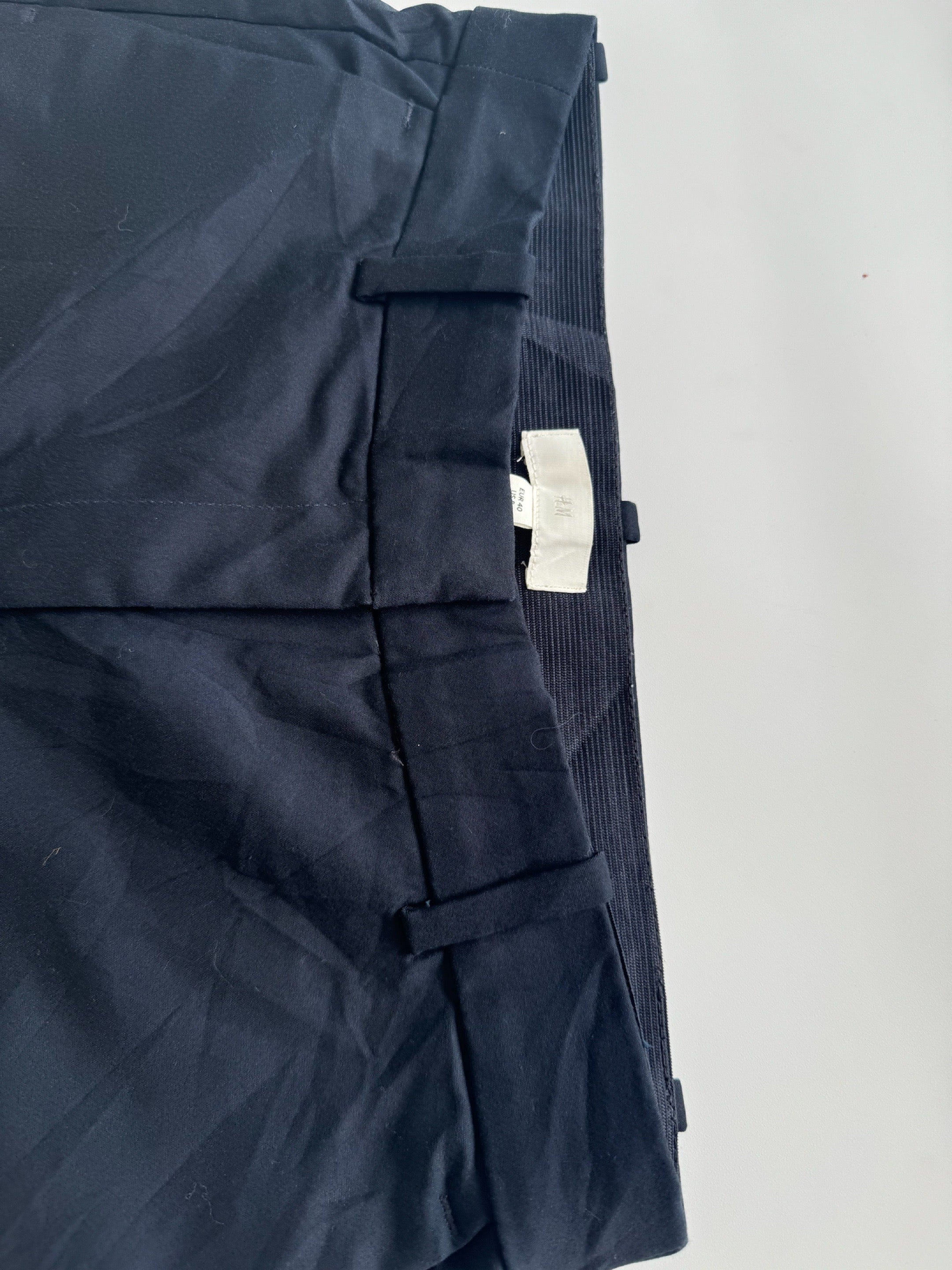 HM Deep Navy Trouser Pants - 30/32