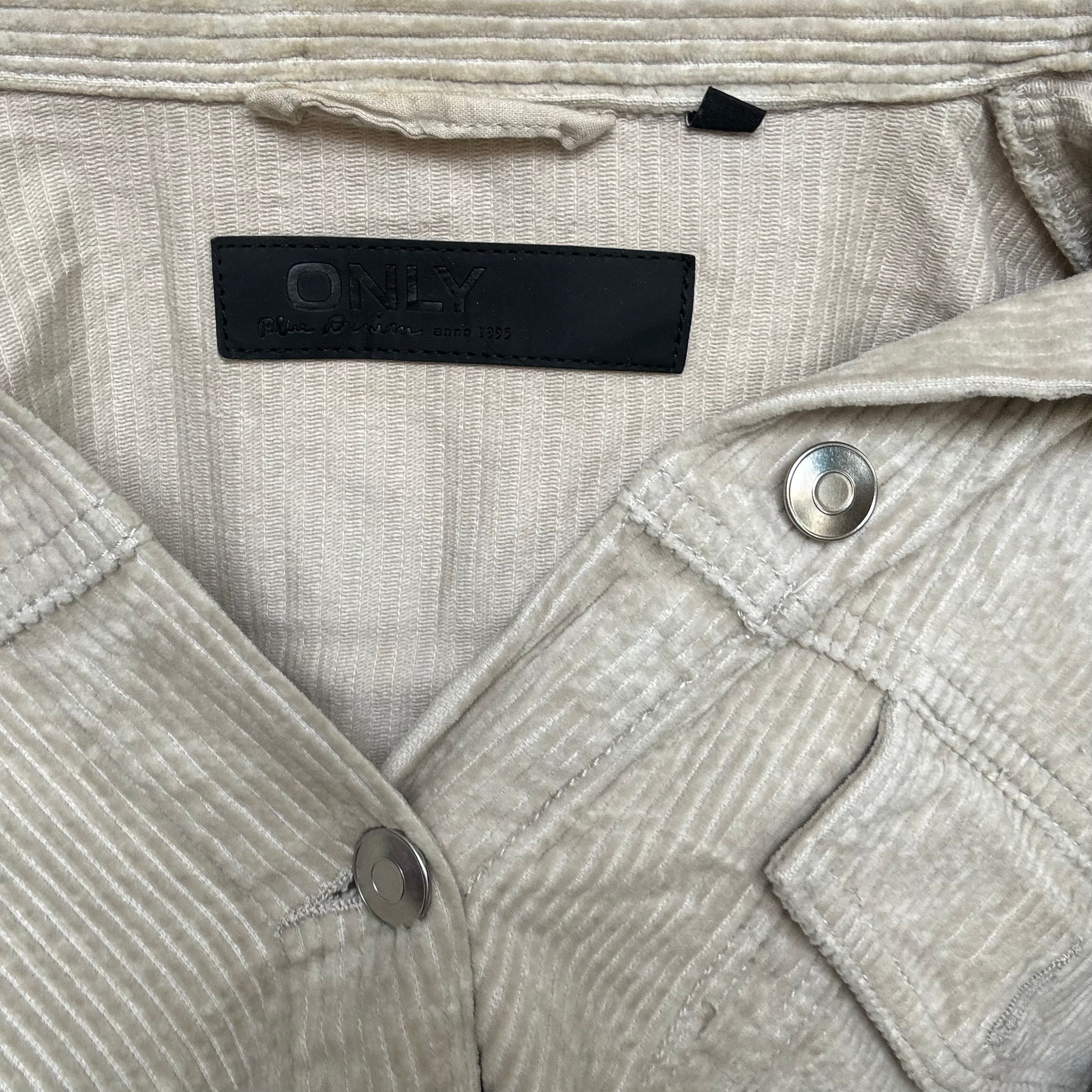 Cream Corduroy Jacket - ONLY