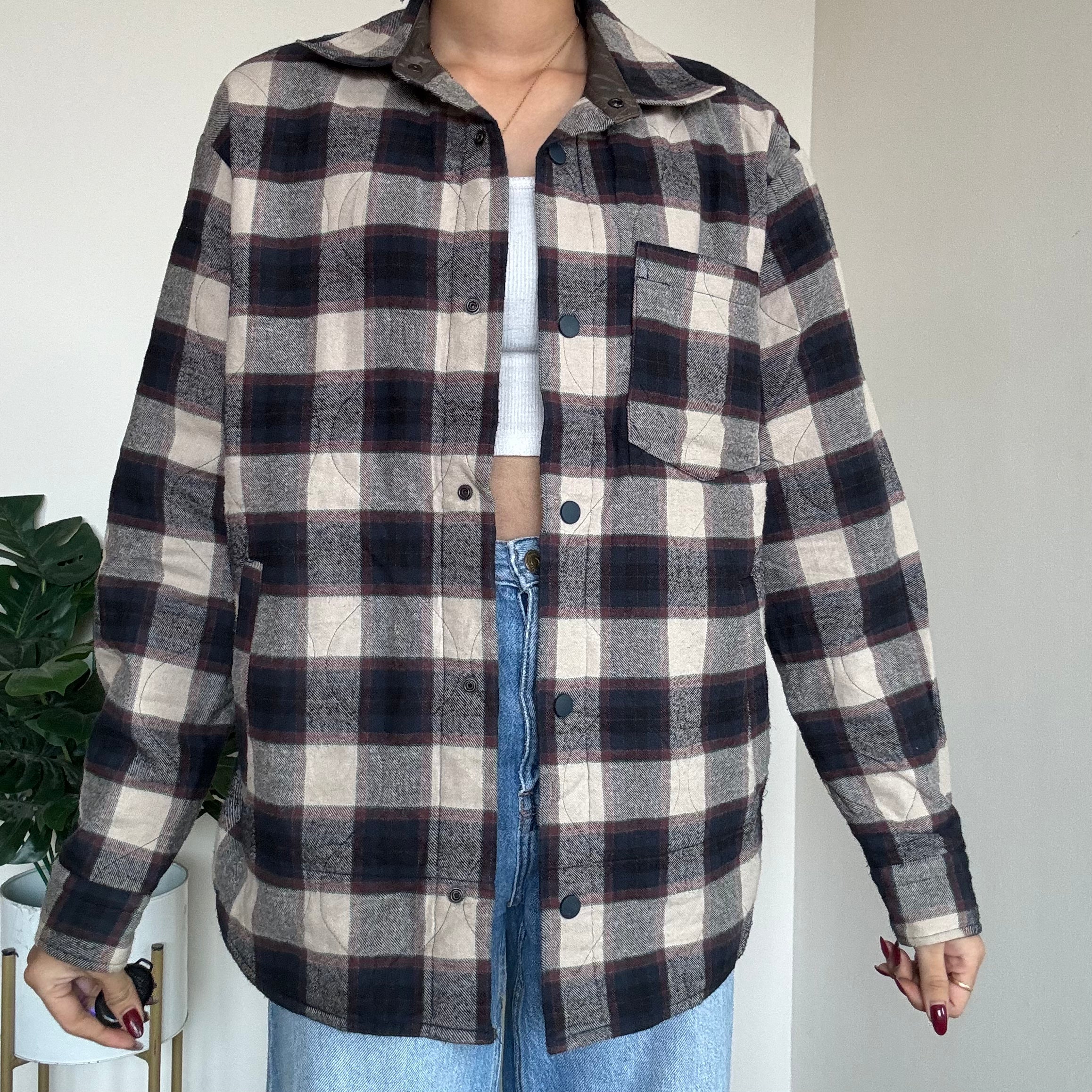 ZARA Checkered Shacket - 03