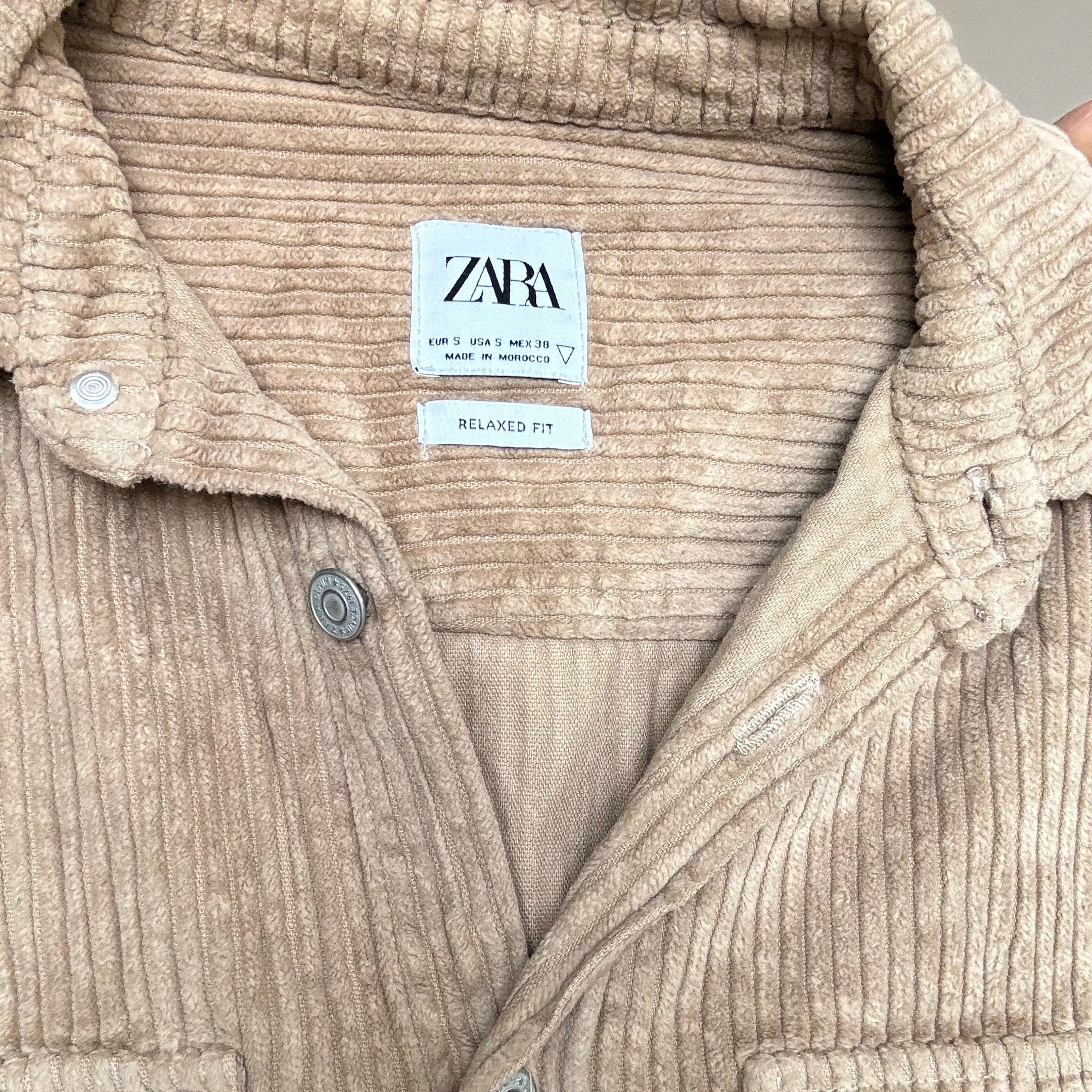 Brown Corduroy Jacket - ZARA