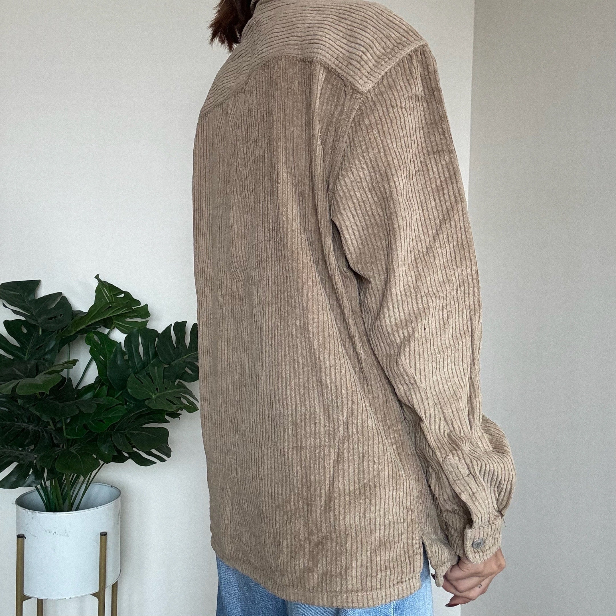 Brown Corduroy Jacket - ZARA