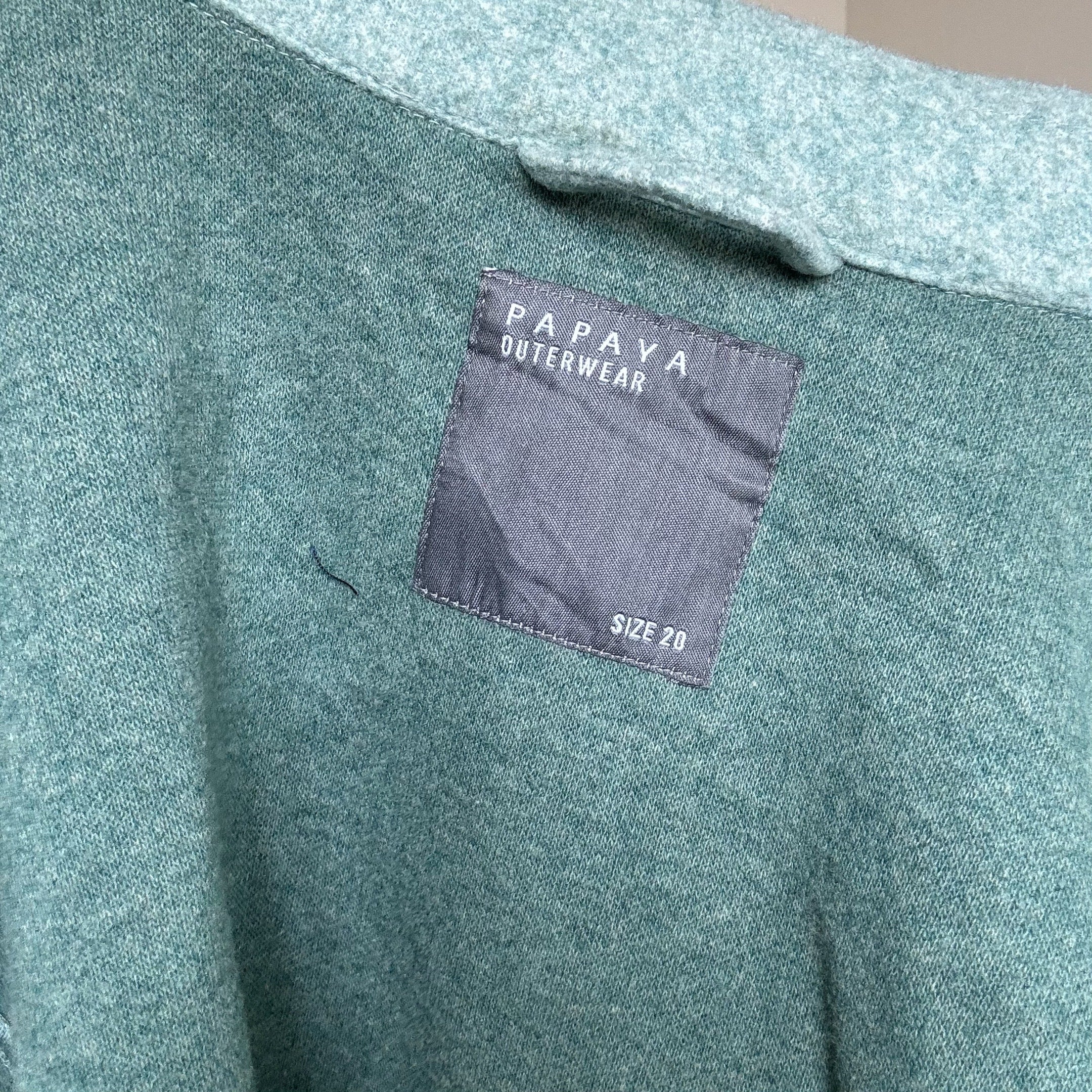 Mint Green Woollen Jacket - Primark (Heavy)