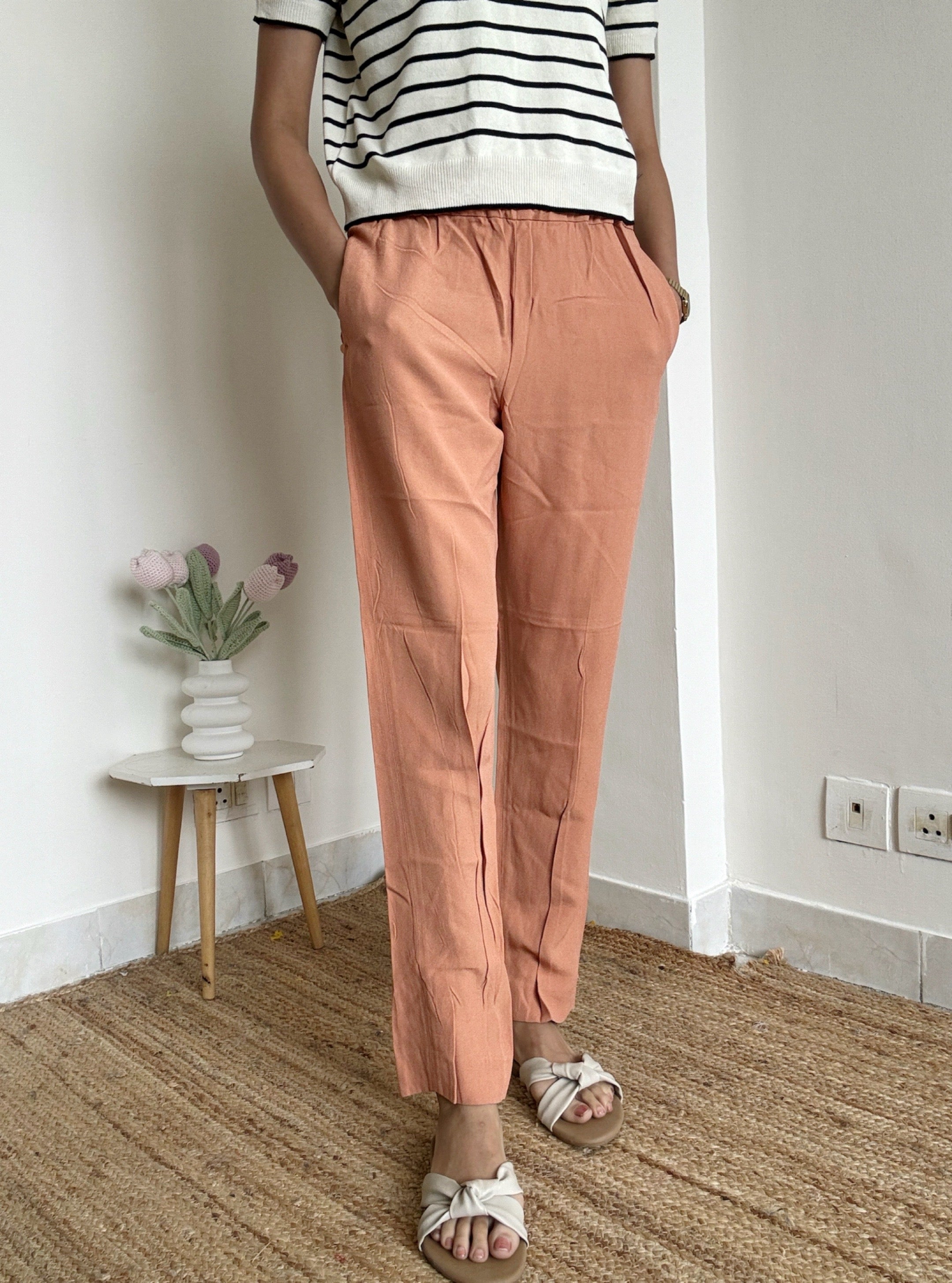 Peachy Casual Wide Pants - 23/25