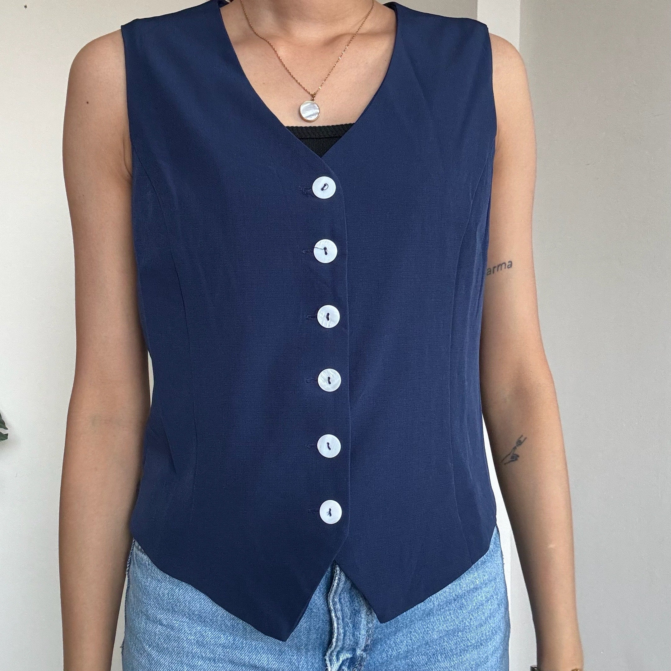 Royal Blue Waistcoat  - R