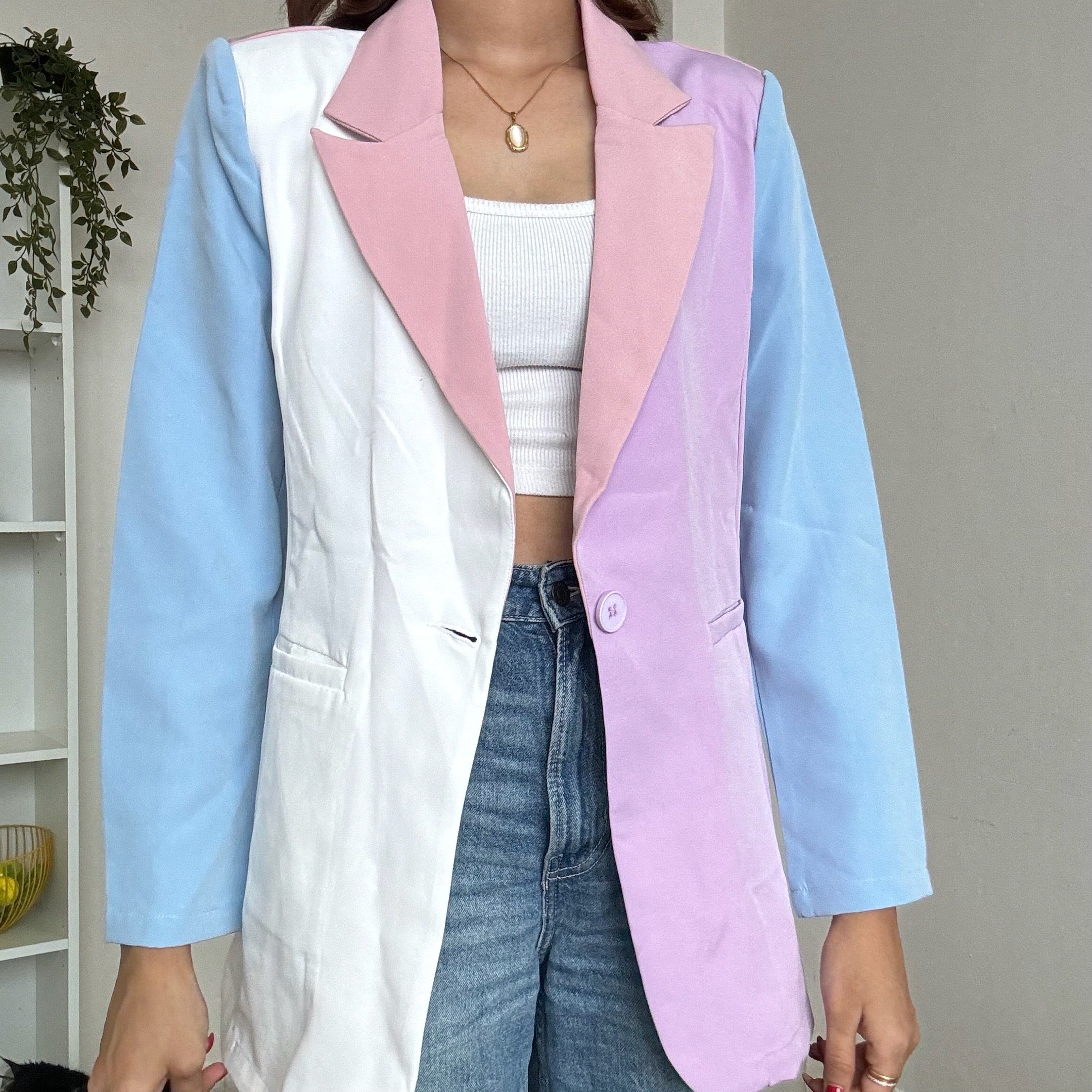 Pastel Mix Colour Blazer