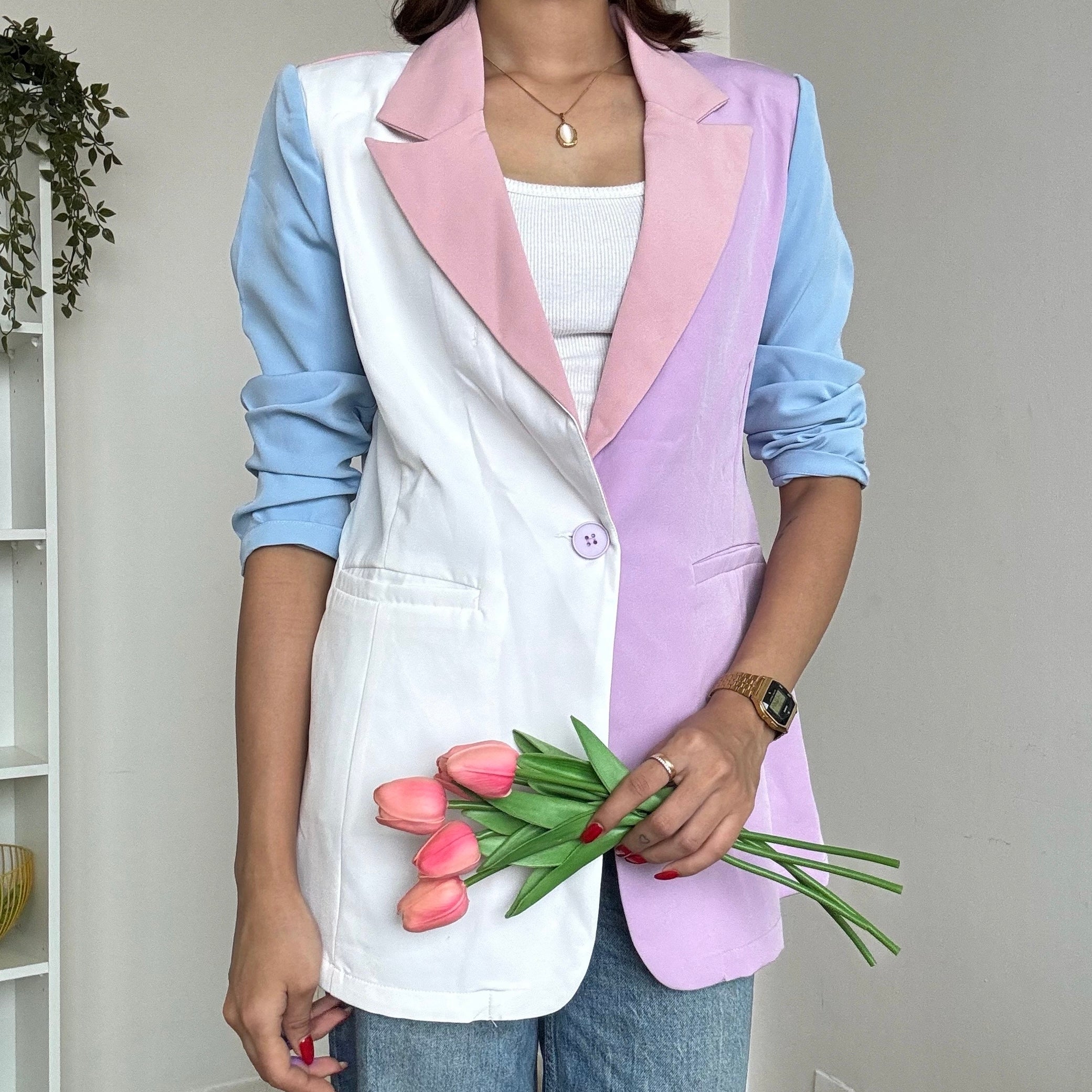 Pastel Mix Colour Blazer