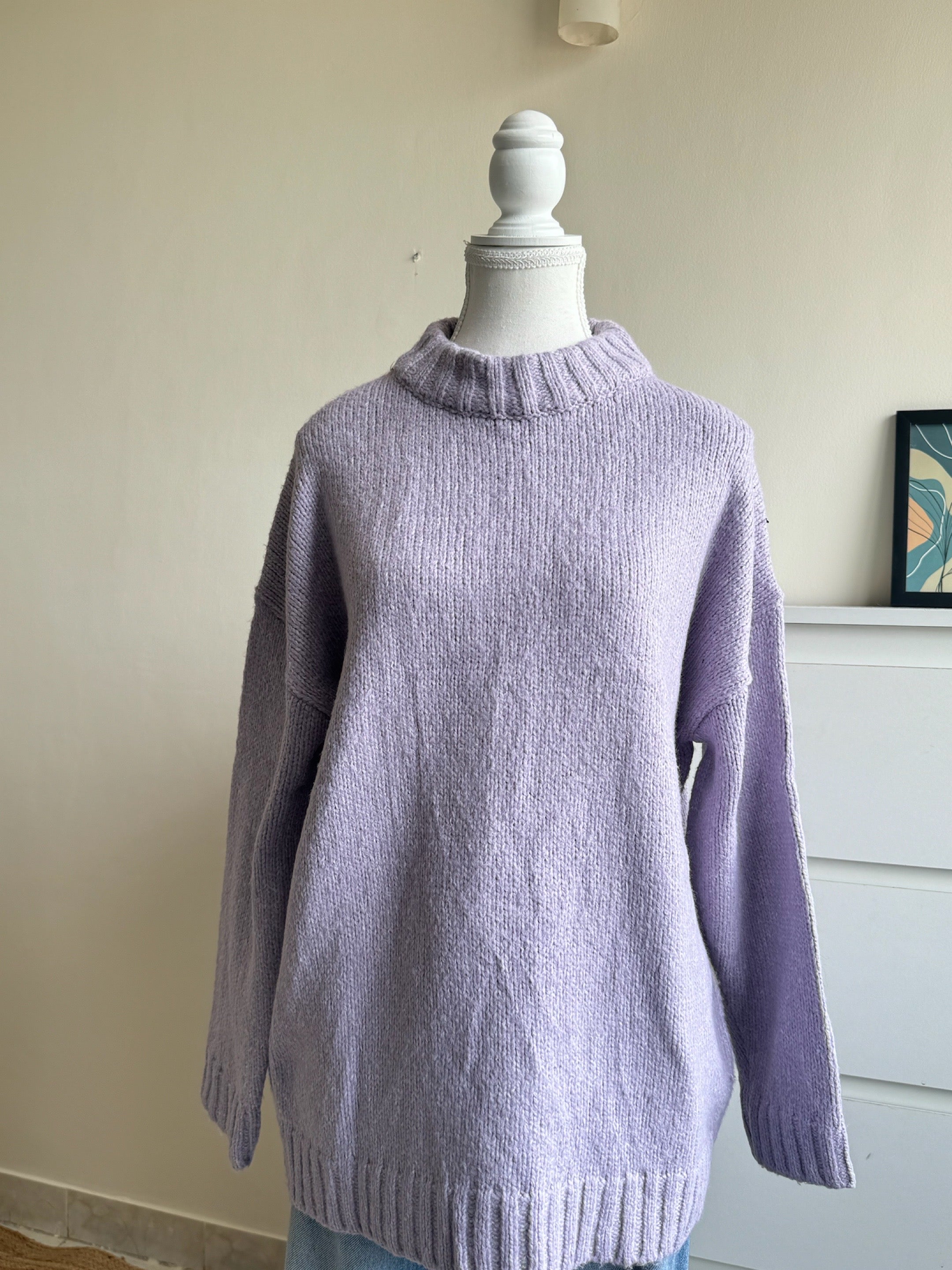 Lavender Crewneck Sweater