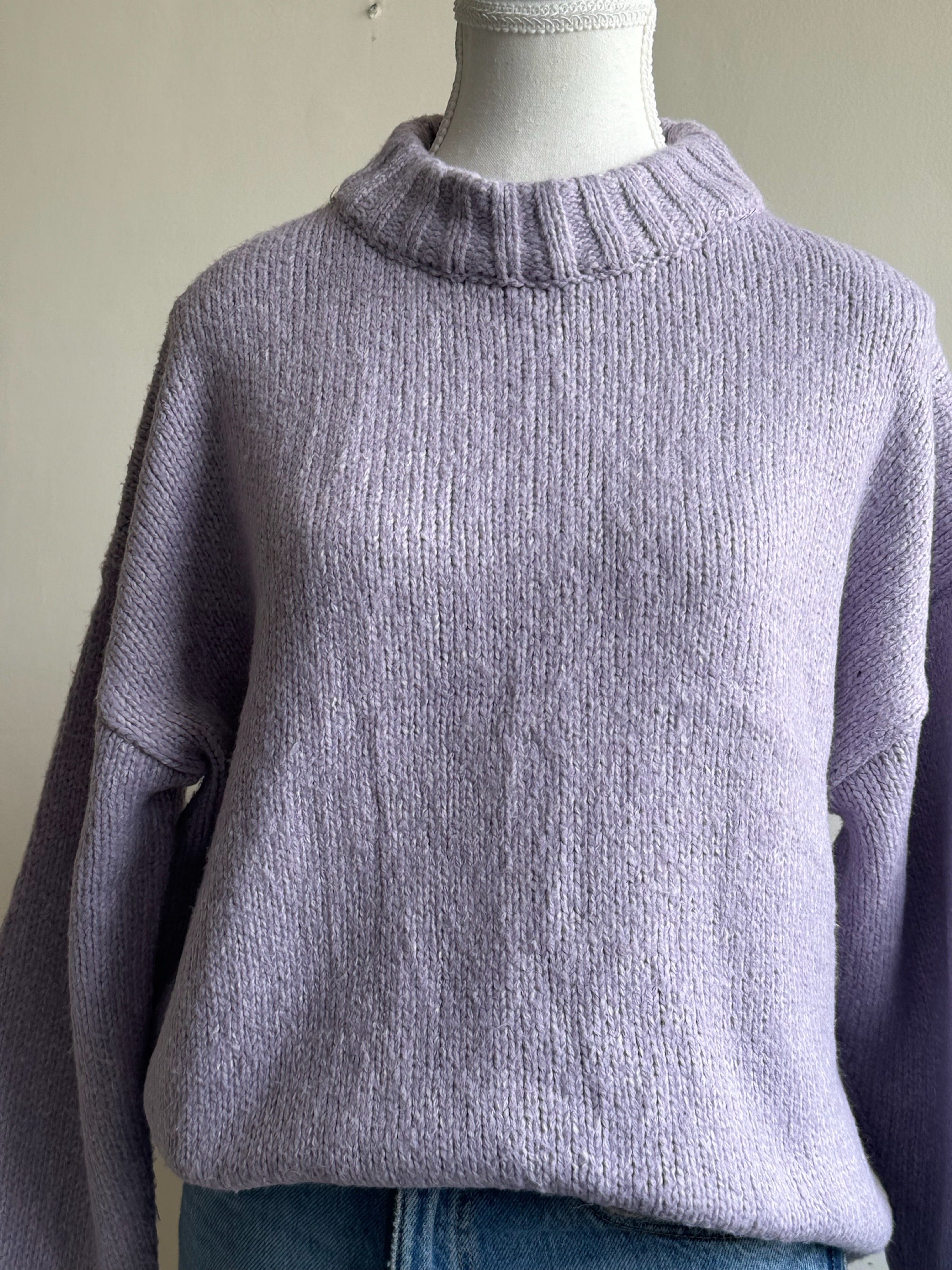 Lavender Crewneck Sweater