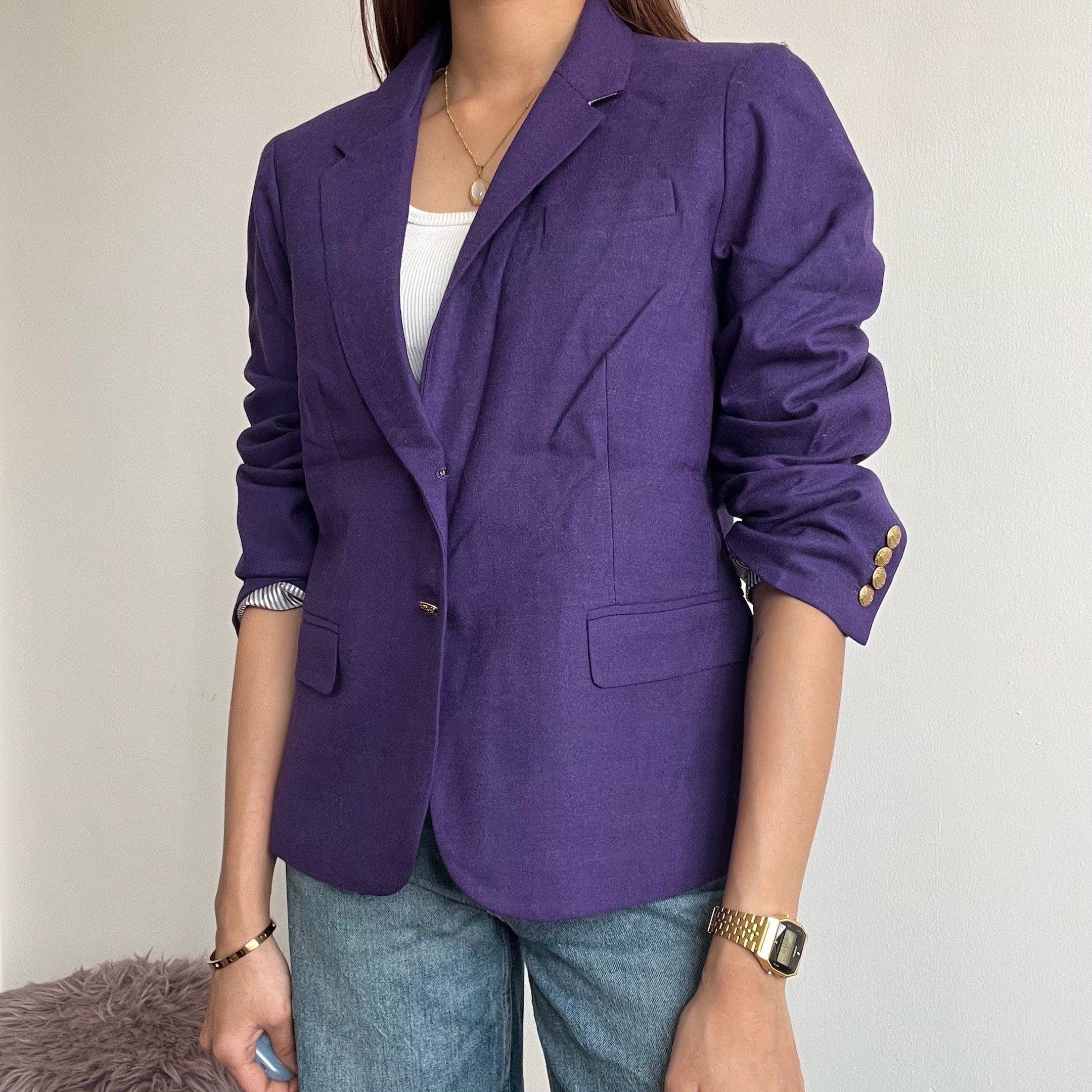 JCREW Purple Blazer