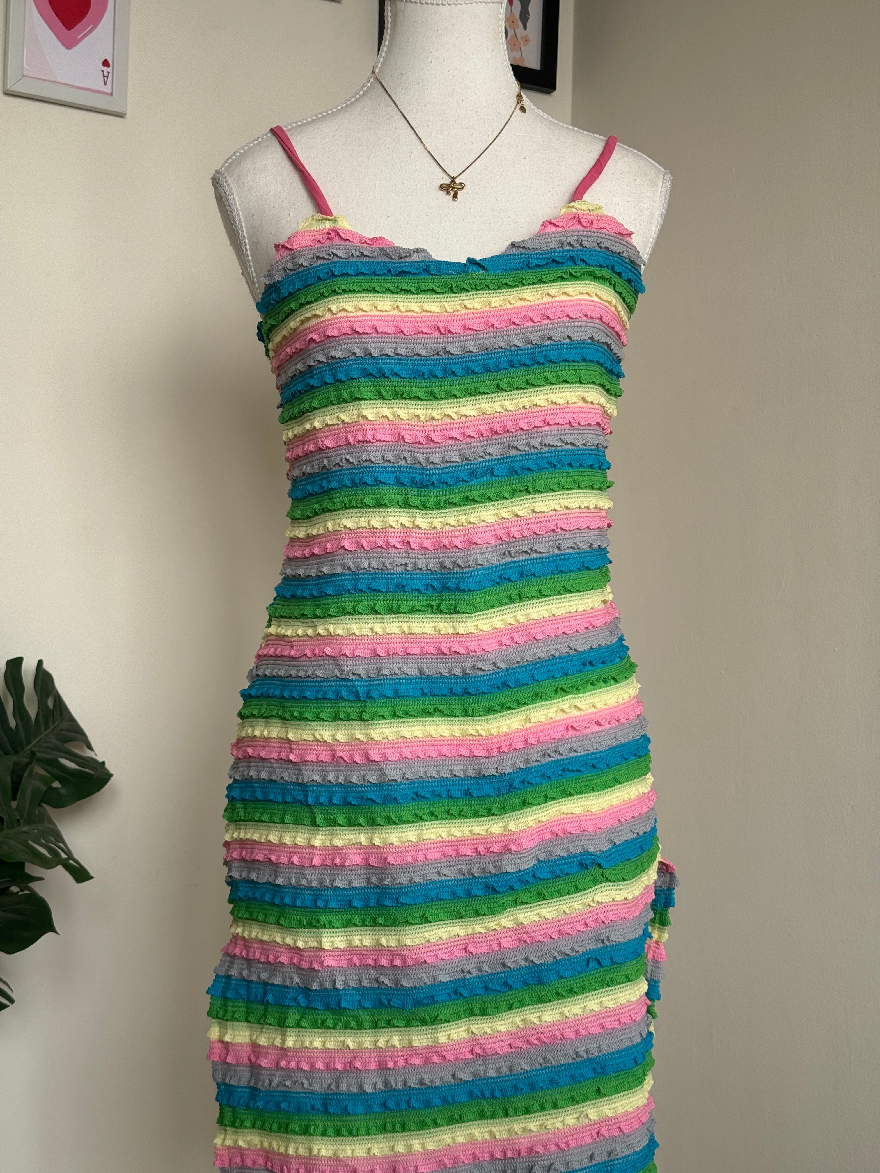 Colourful Stripe Dress