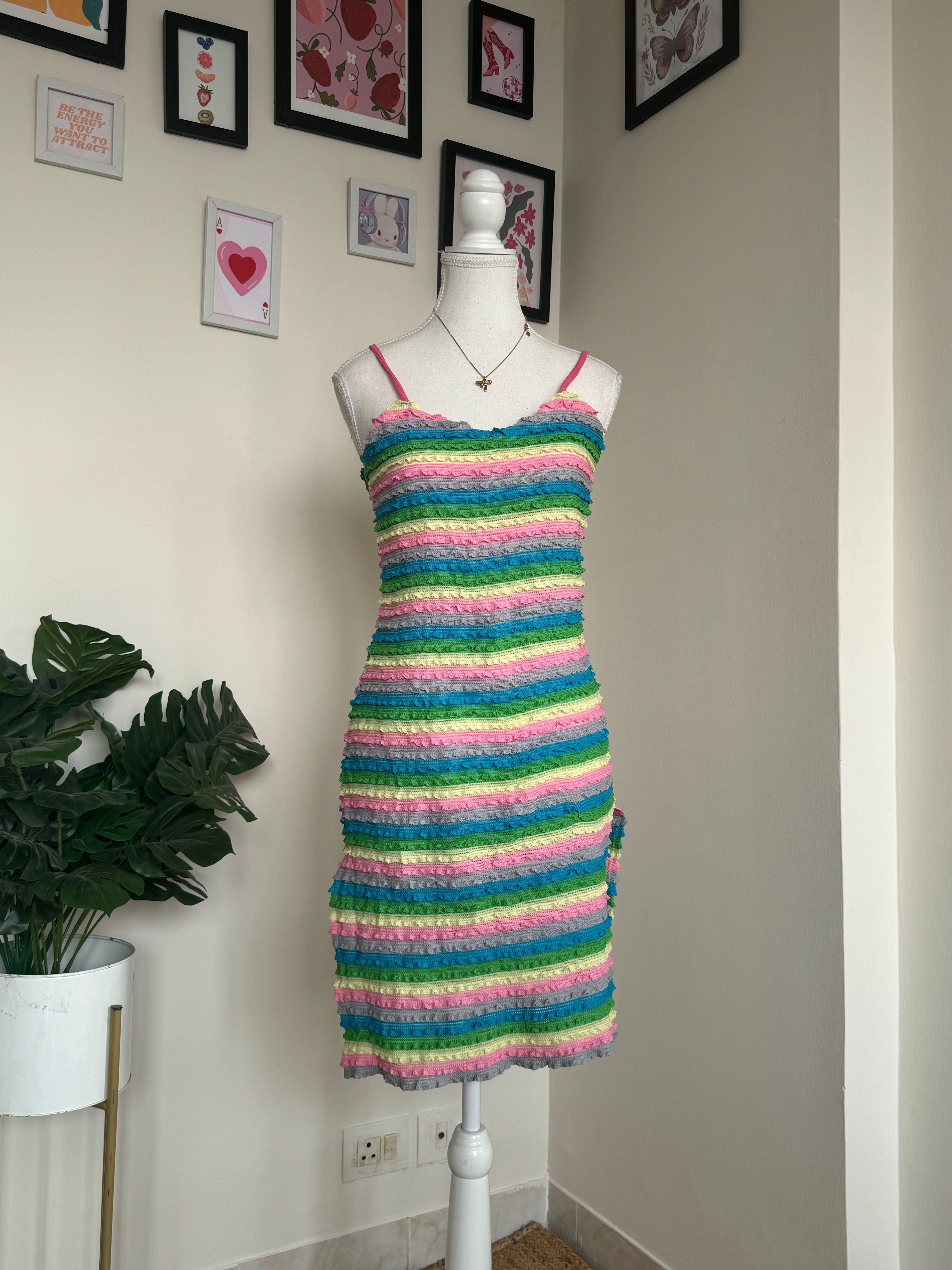 Colourful Stripe Dress