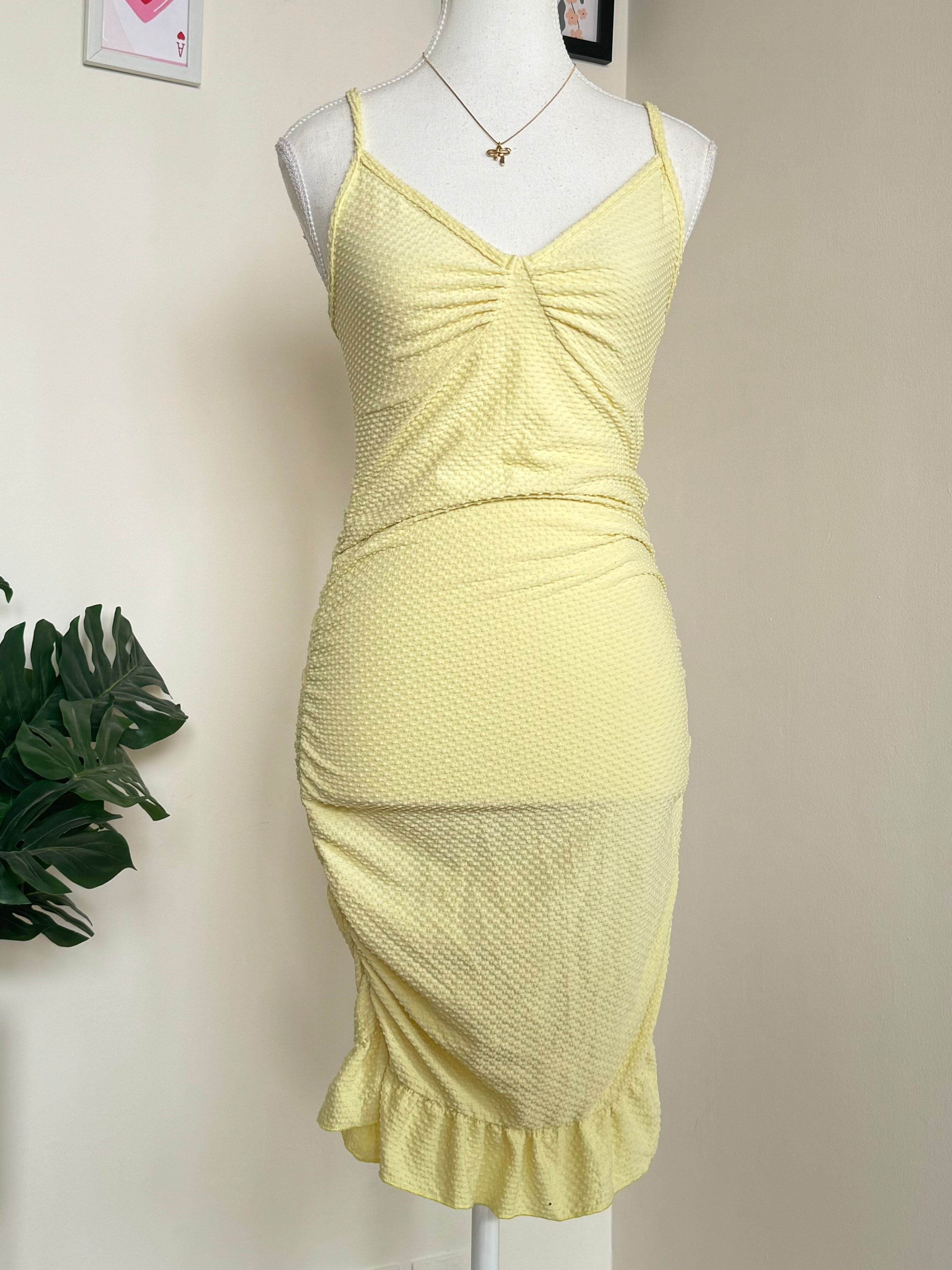 Butter Yellow Dress