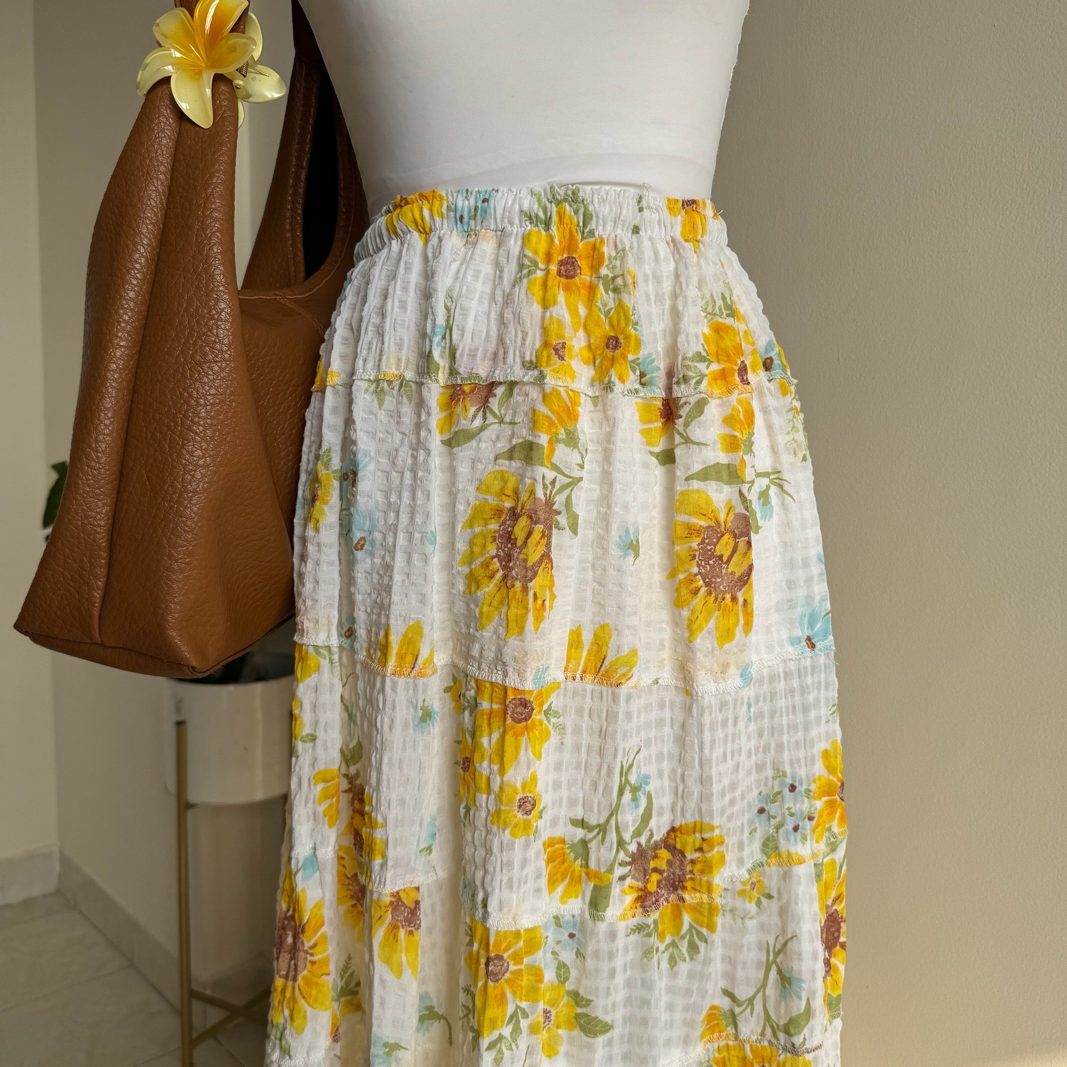 Sunflower Long Maxi Skirt