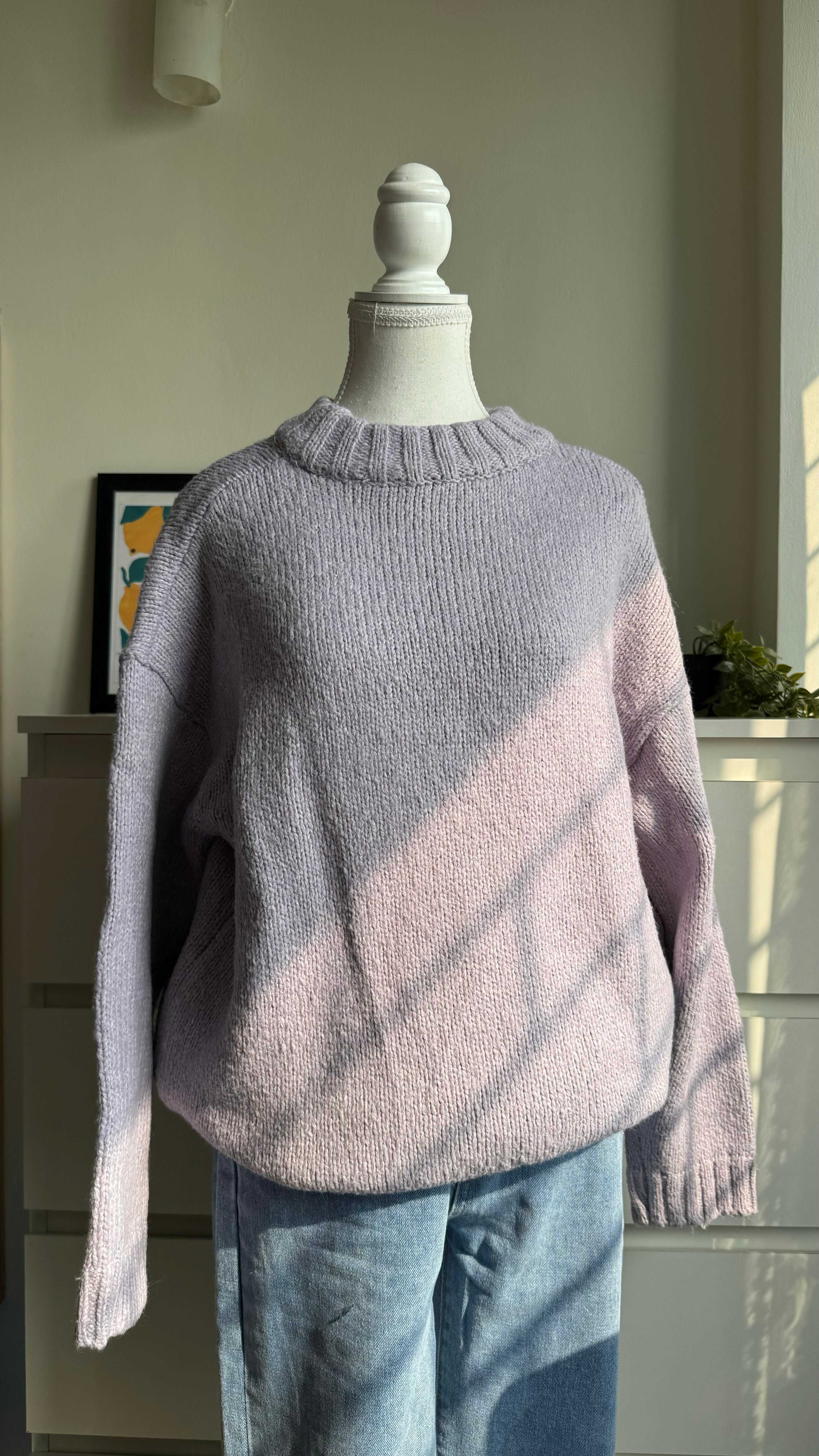 Lavender Crewneck Sweater