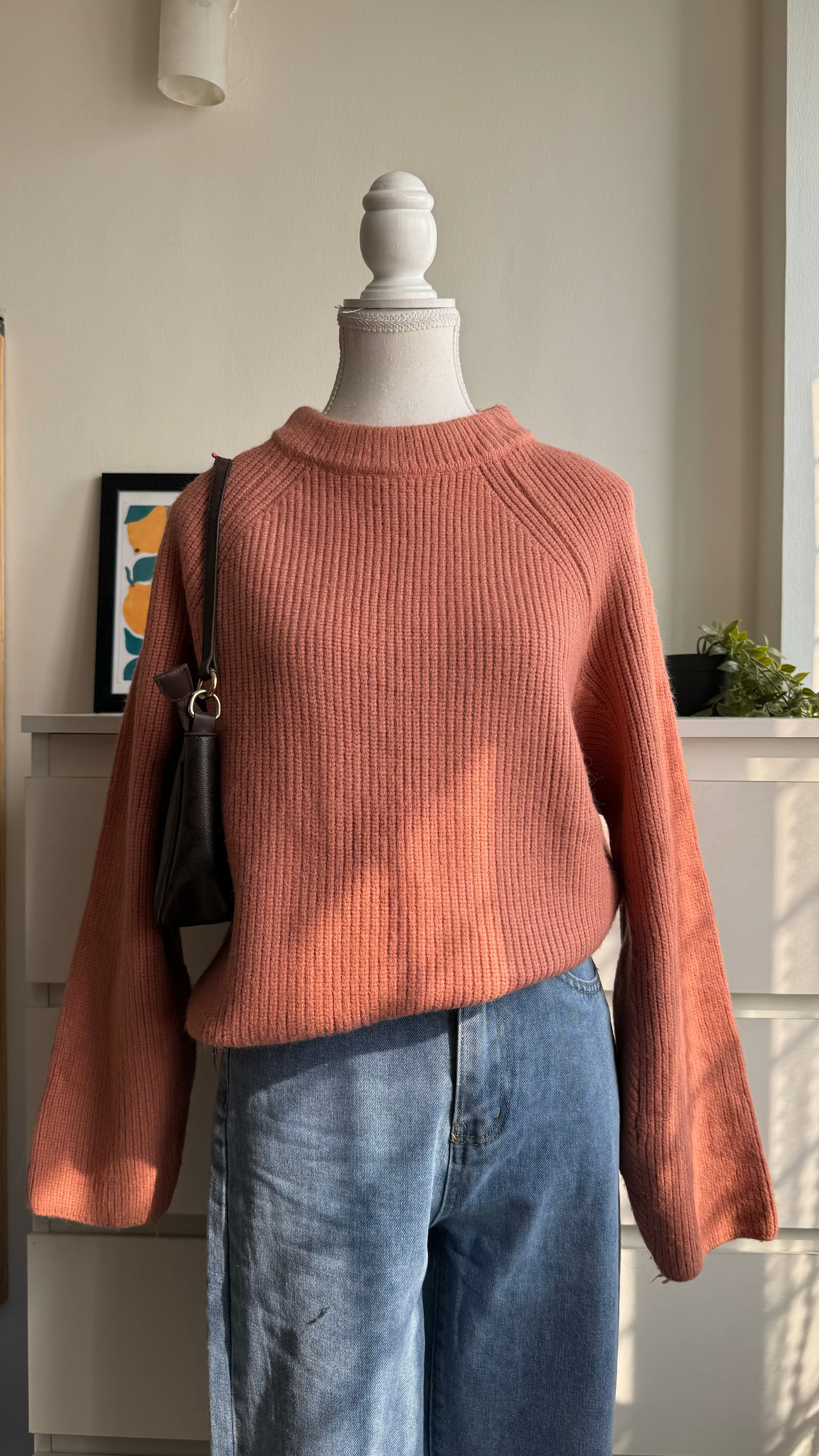 Blush Pink Pearl Sweater