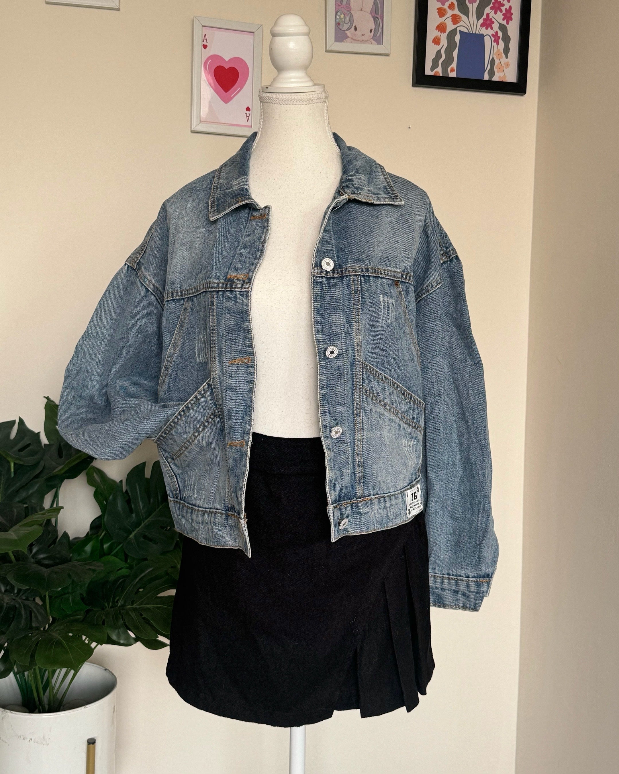 Medium Wash Denim jacket - TG