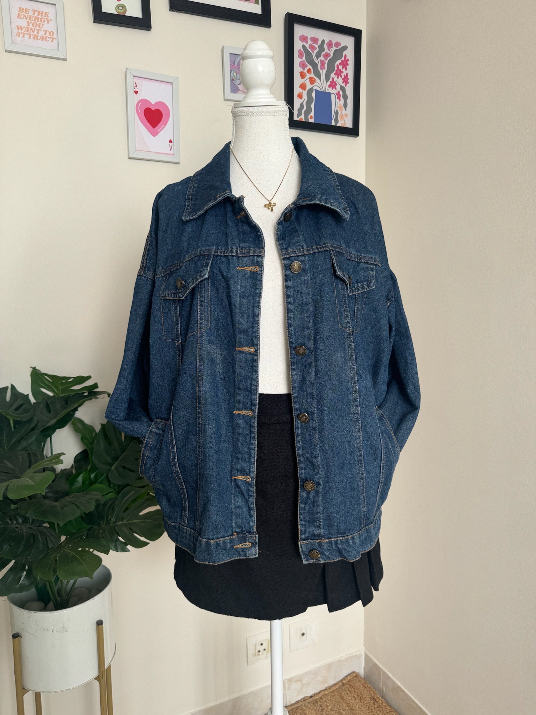 Medium Wash Denim Jacket - 12