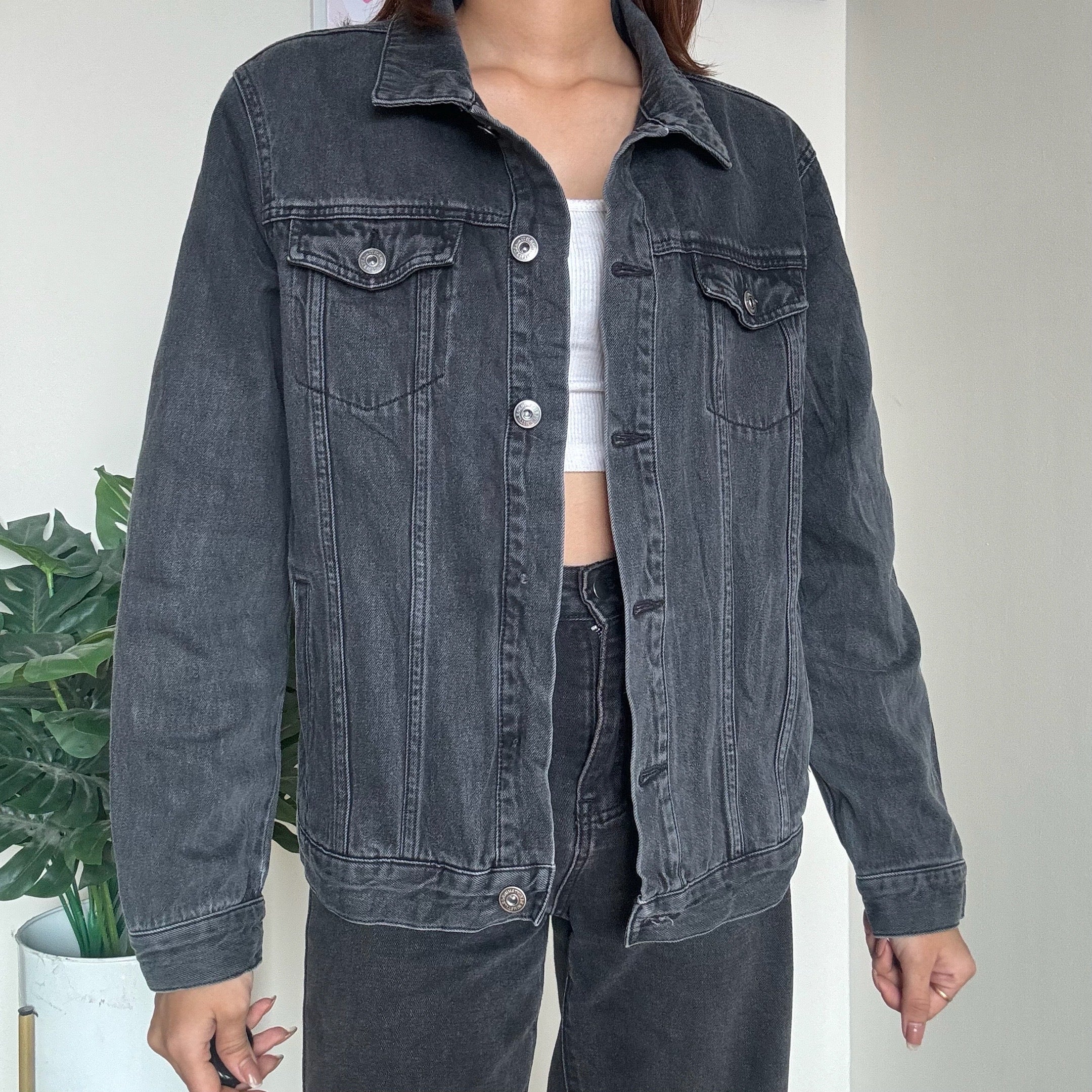 Charcoal Denim Jacket - SMR