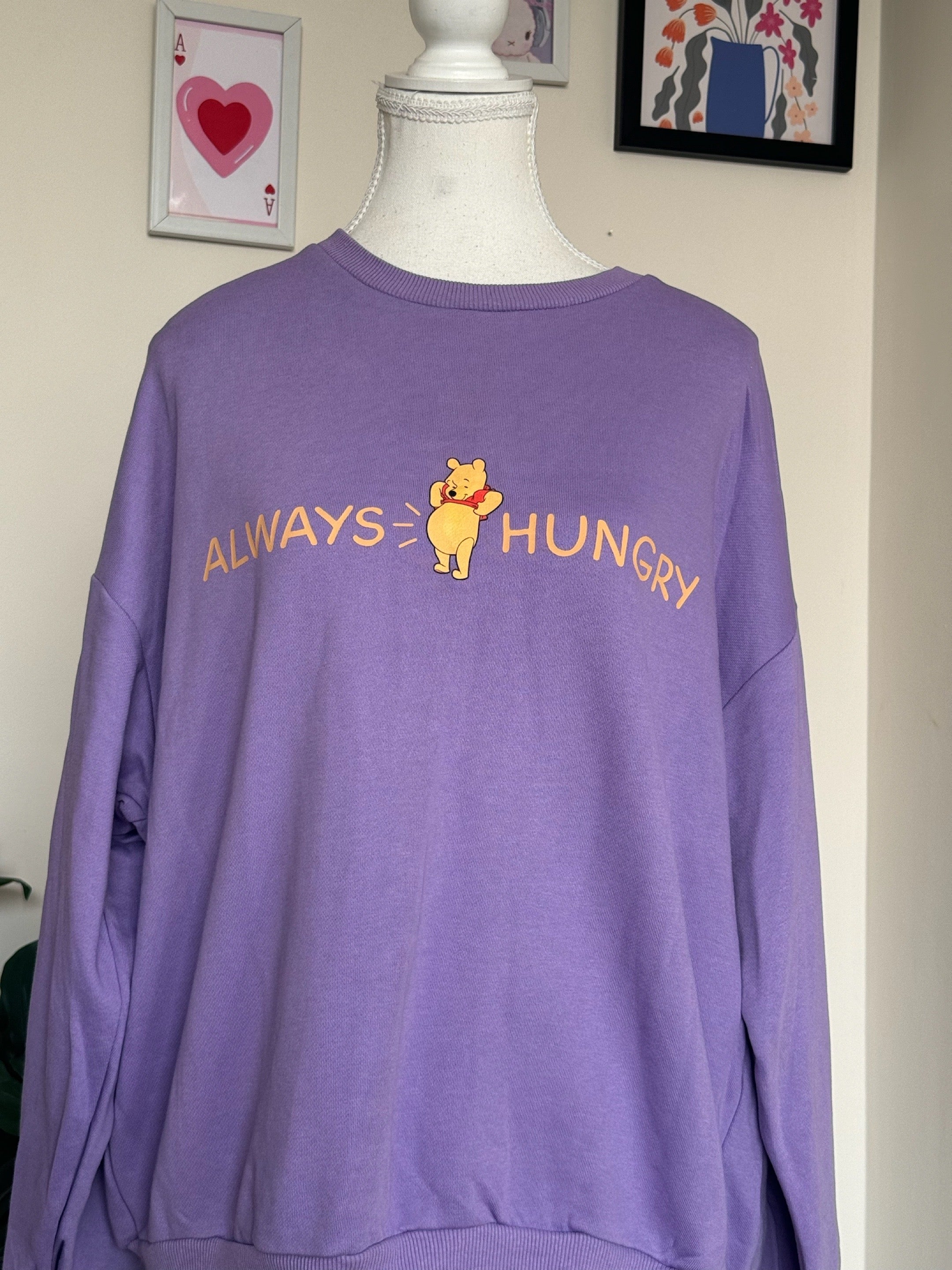 Lavender Pooh Sweatshirt