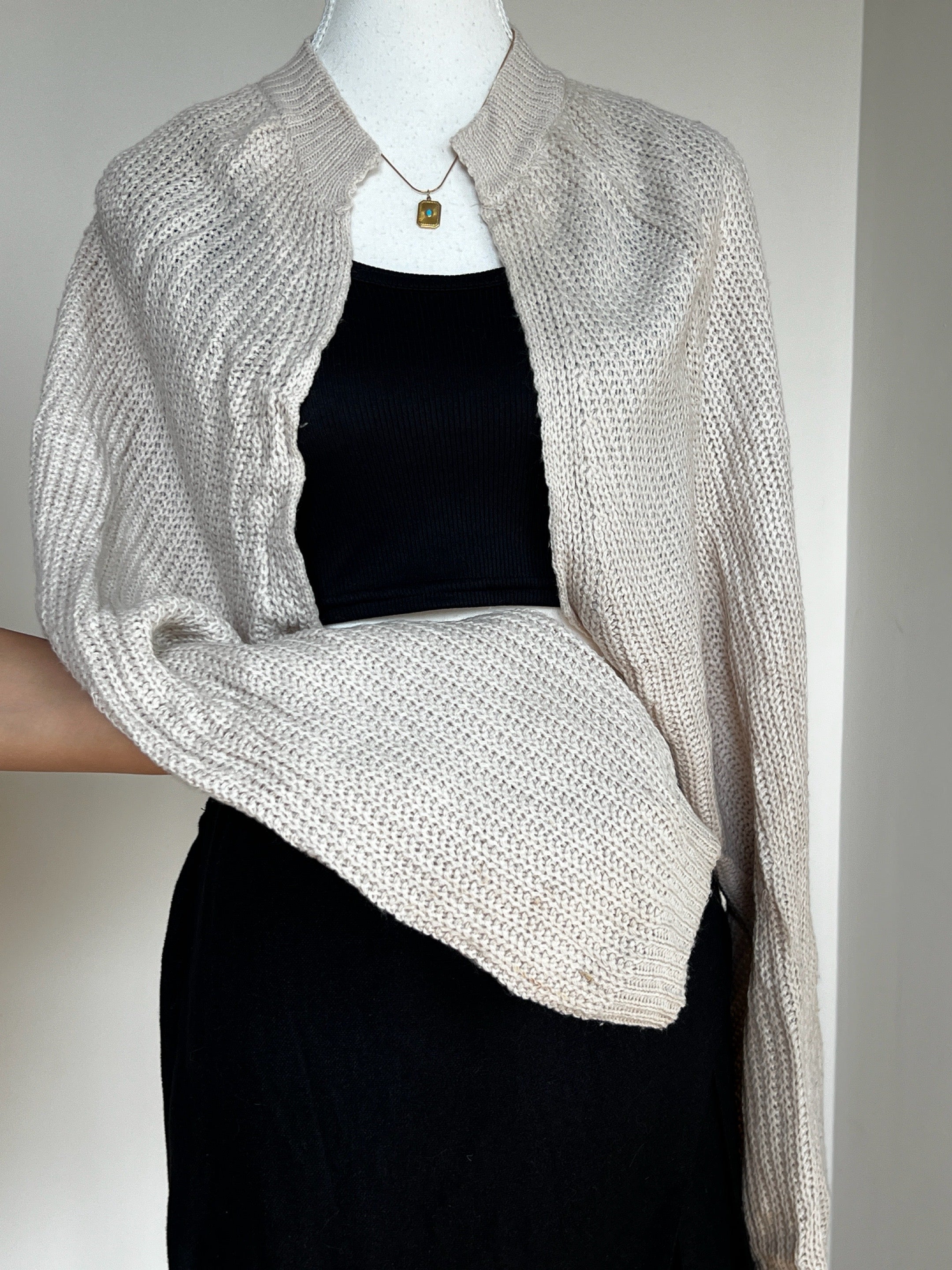 Beige Bolero Shrug